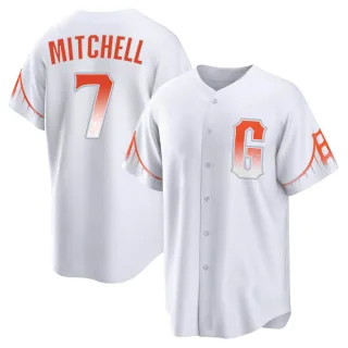 Men's Replica White Kevin Mitchell San Francisco Giants 2021 City Connect Jersey