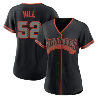 Women's Replica Black Turner Hill San Francisco Giants Alternate Jersey
