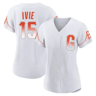 Women's Replica White Mike Ivie San Francisco Giants 2021 City Connect Jersey