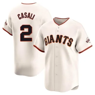 Youth Limited Cream Curt Casali San Francisco Giants Home Jersey