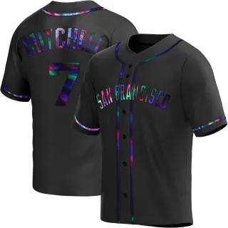 Youth Replica Black Holographic Kevin Mitchell San Francisco Giants Alternate Jersey