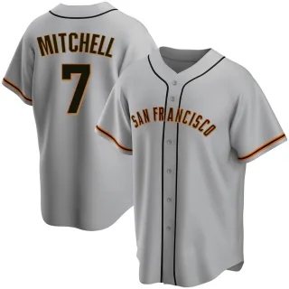 Youth Replica Gray Kevin Mitchell San Francisco Giants Road Jersey