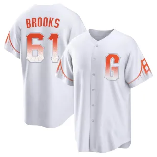 Youth Replica White Trenton Brooks San Francisco Giants 2021 City Connect Jersey